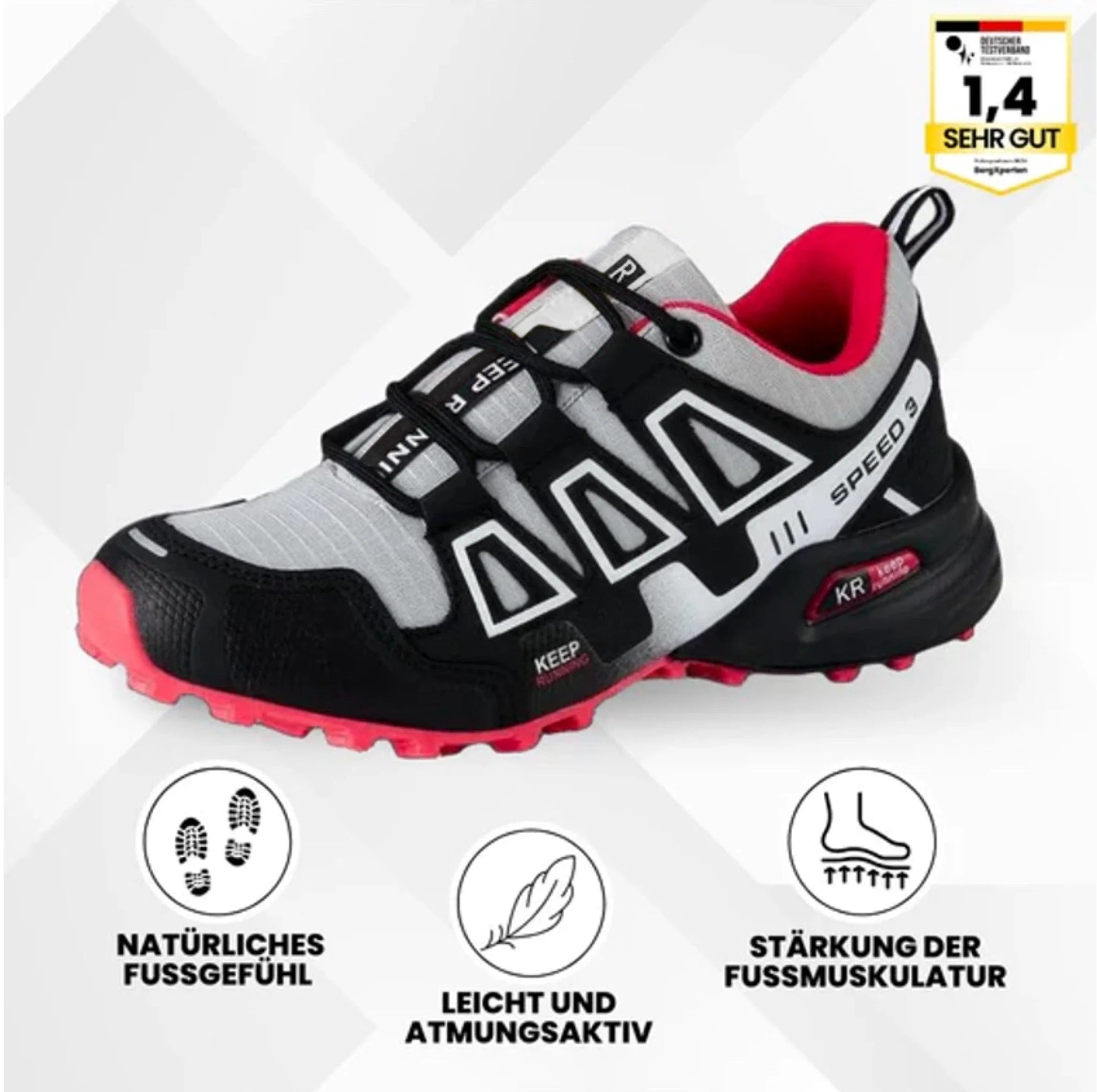 OrthoTrekking– Ergonomische Trekking u.-Wanderschuhe für Entlastung bei Rückenschmerzen & Gelenkproblemen