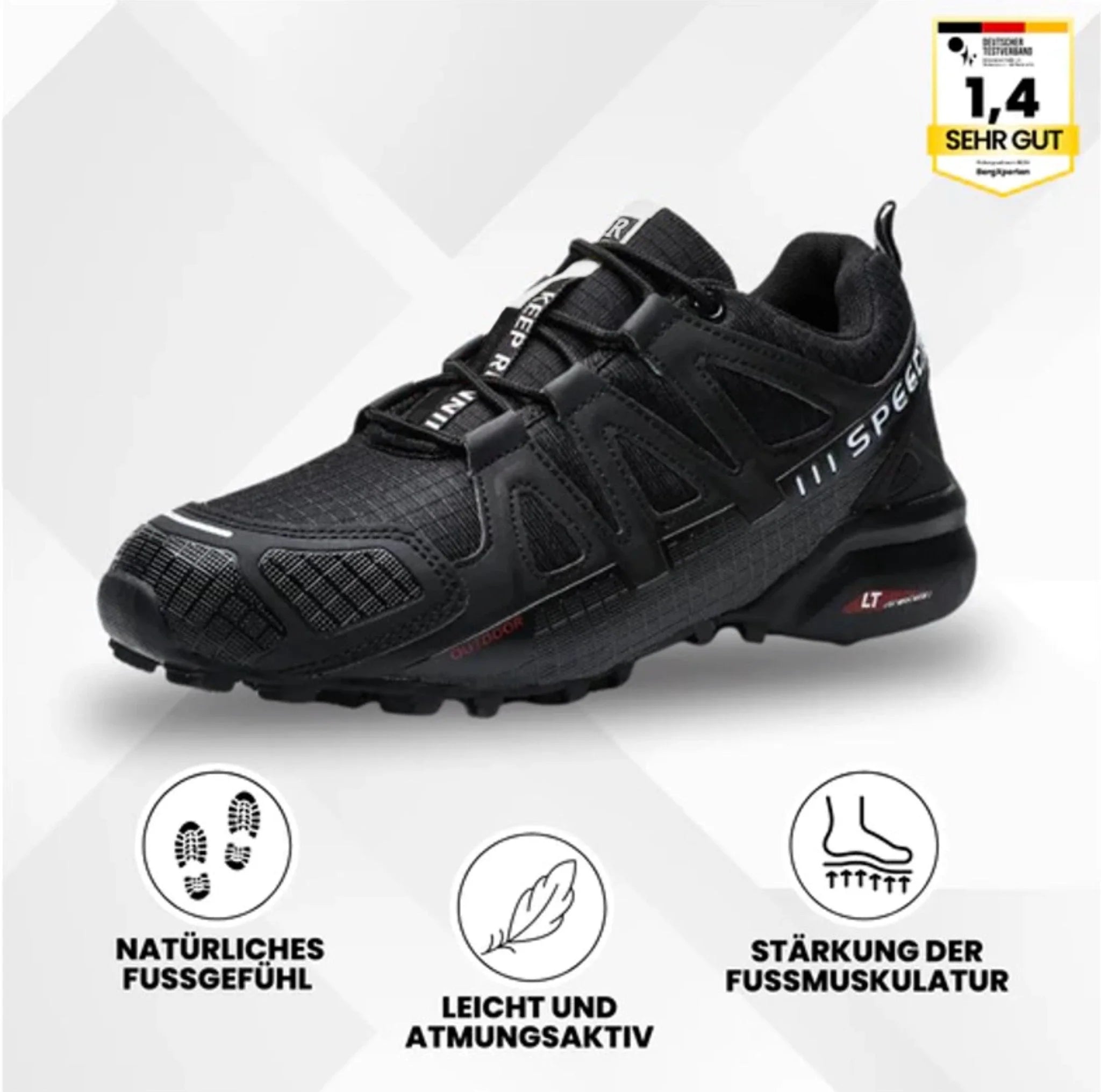 OrthoTrekking– Ergonomische Trekking u.-Wanderschuhe für Entlastung bei Rückenschmerzen & Gelenkproblemen
