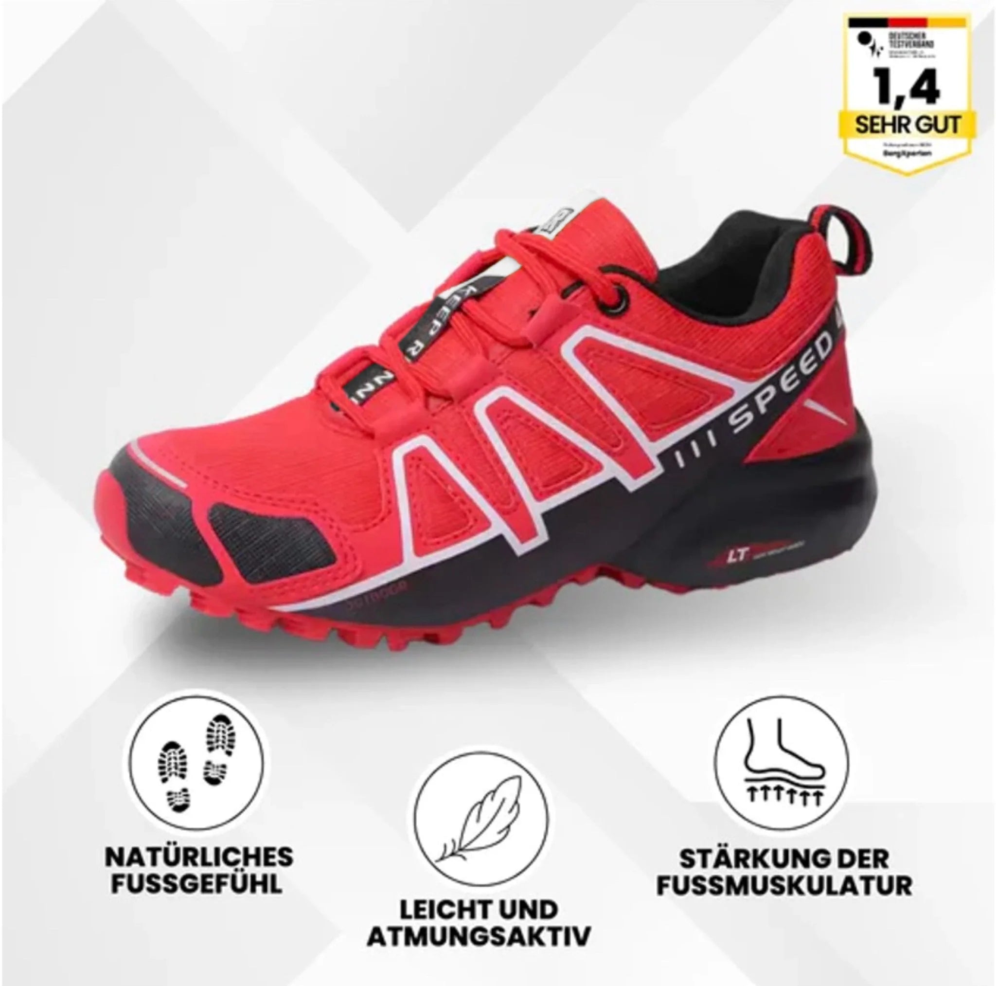 OrthoTrekking– Ergonomische Trekking u.-Wanderschuhe für Entlastung bei Rückenschmerzen & Gelenkproblemen