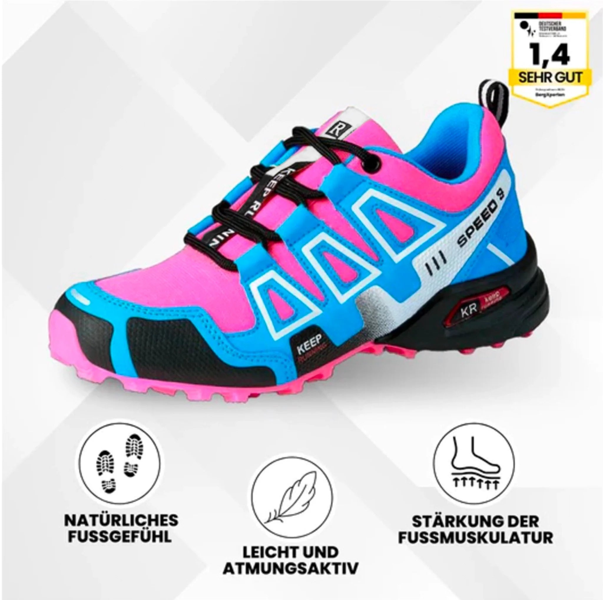 OrthoTrekking– Ergonomische Trekking u.-Wanderschuhe für Entlastung bei Rückenschmerzen & Gelenkproblemen