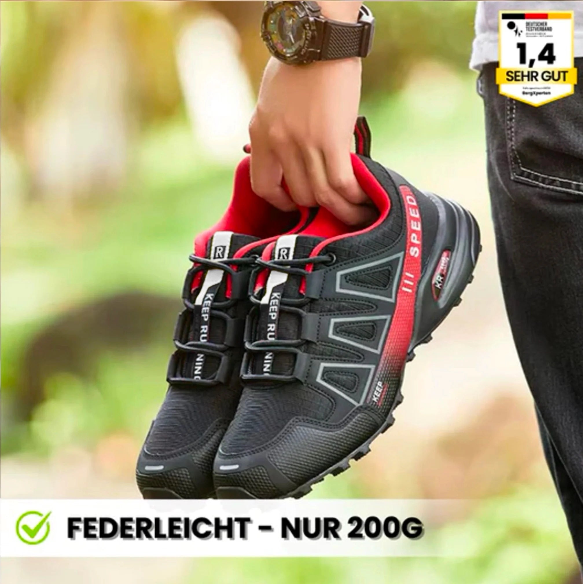 OrthoTrekking– Ergonomische Trekking u.-Wanderschuhe für Entlastung bei Rückenschmerzen & Gelenkproblemen
