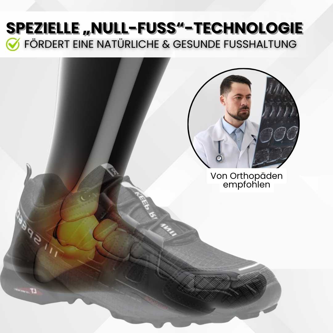 OrthoTrekking– Ergonomische Trekking u.-Wanderschuhe für Entlastung bei Rückenschmerzen & Gelenkproblemen